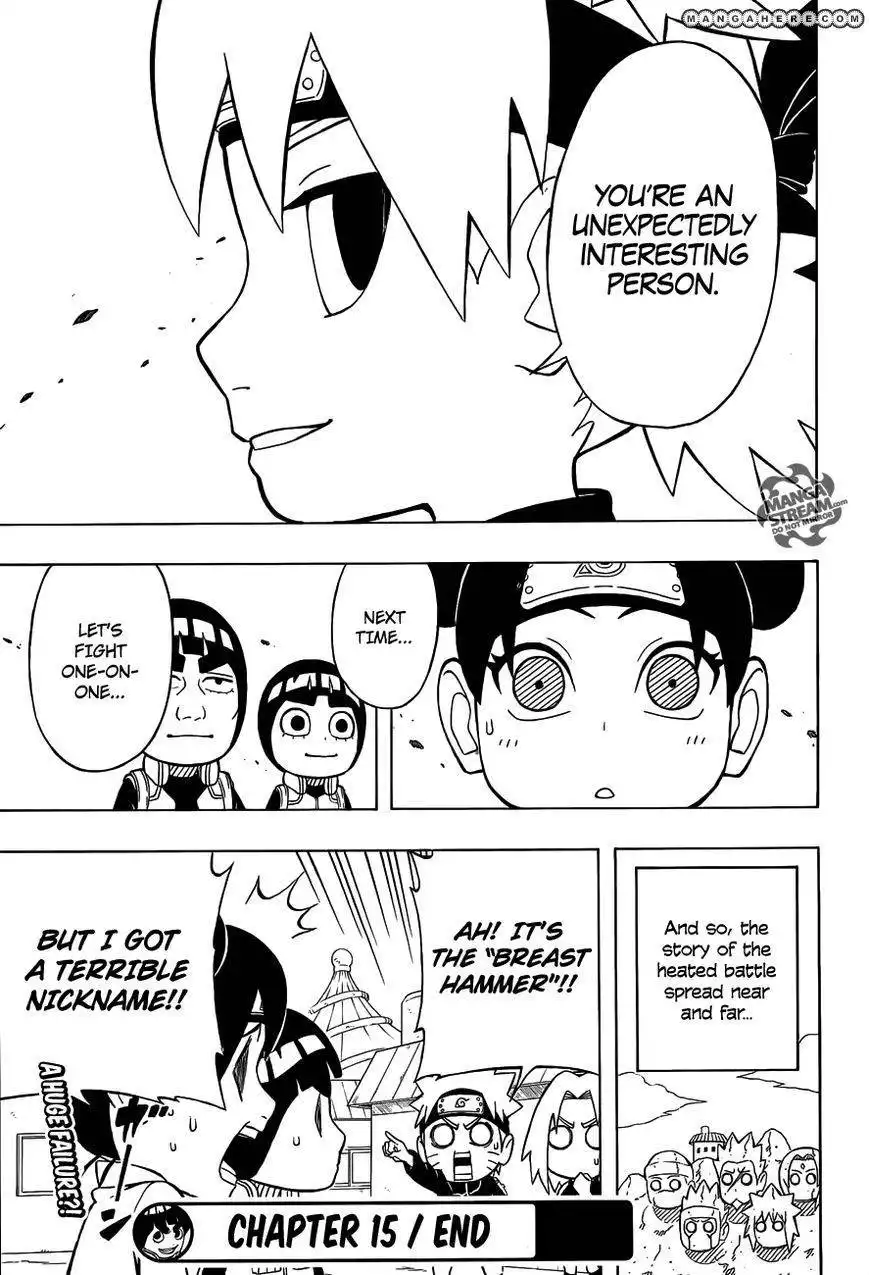 Rock Lee's Springtime of Youth Chapter 15 30